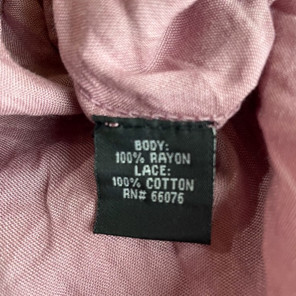 NWOT Raviya Mauve Bell Sleeve Swim Coverup - K43 - Picture 6 of 8